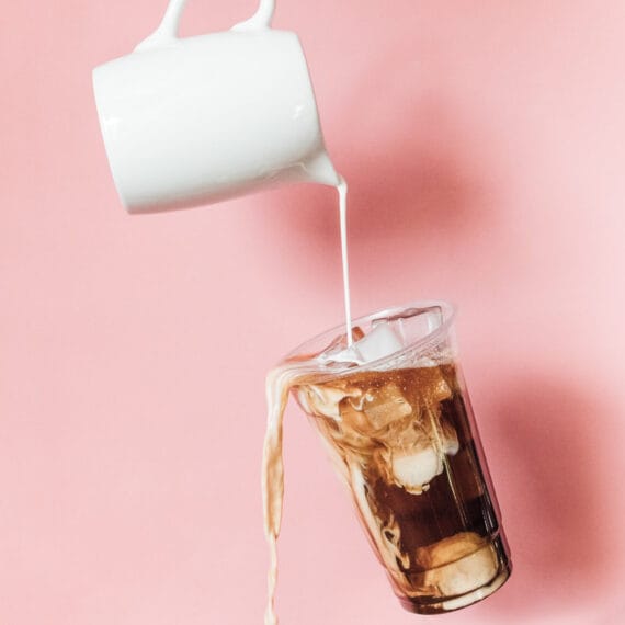 Creative studio photography for a local coffee shop