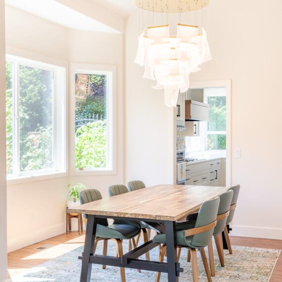 Interior photography capturing the stylish layout of a residential home in Portland, Oregon.