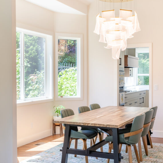 Interior photography capturing the stylish layout of a residential home in Portland, Oregon.