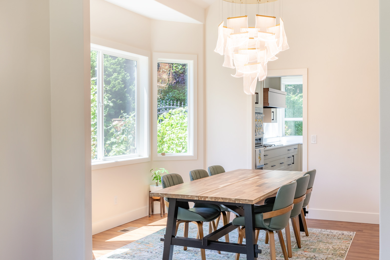 Interior photography capturing the stylish layout of a residential home in Portland, Oregon.